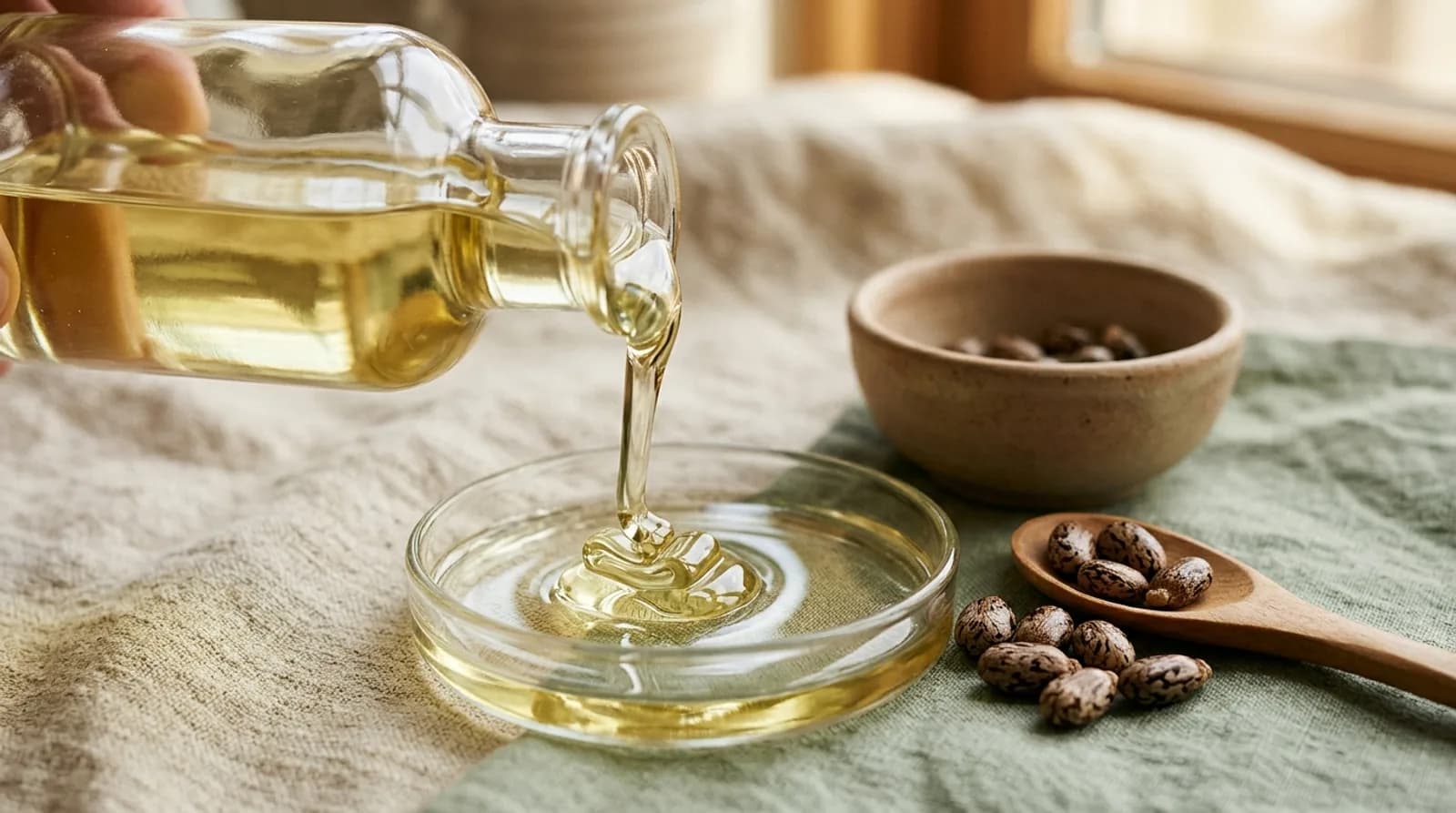 Why castor oil makes your lip balm sticky