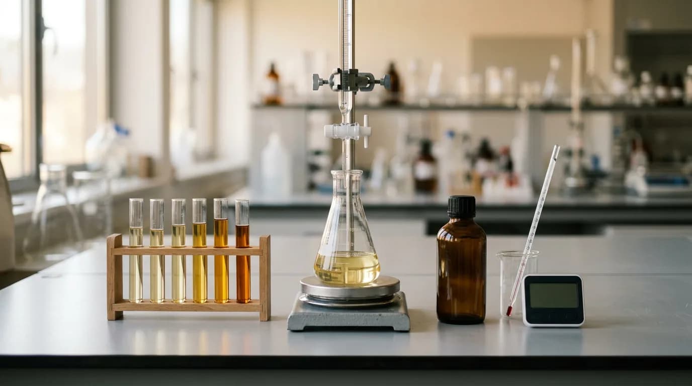 Oxidative stability of oils: iodine value, peroxide value, induction period, and how to estimate shelf life