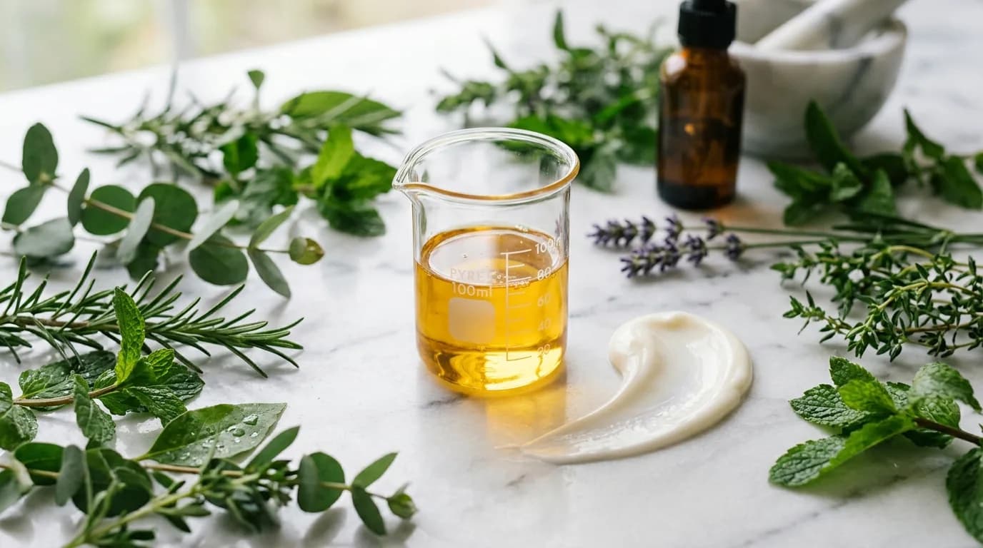 Essential oils for facial skin against wrinkles: chemistry of action and formulation rules