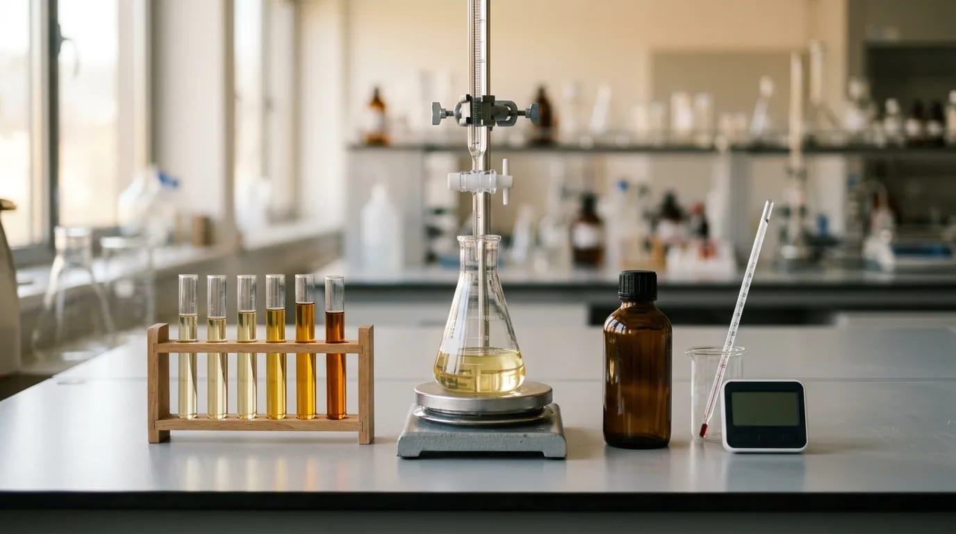 Oxidative stability of oils: iodine value, peroxide value, induction period, and how to estimate shelf life