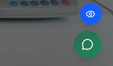 The closed chat on formula-cream.pro: a round button at the bottom right